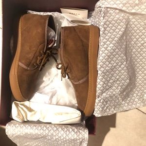 Bally cowboy lamp suede shoes